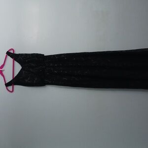 Sorella Vita size 6 women's black  sequin maxi sleeveless dress.